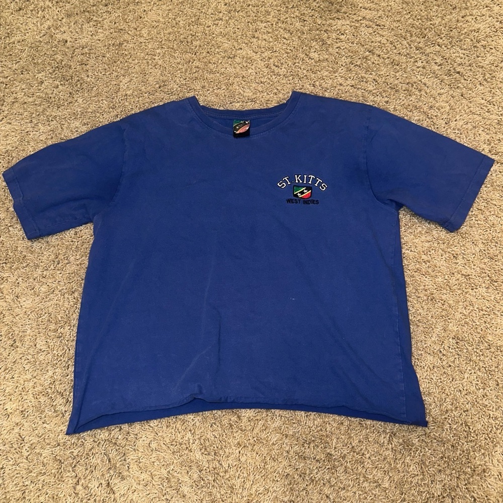 St. Kitts Kids Blue T-Shirt